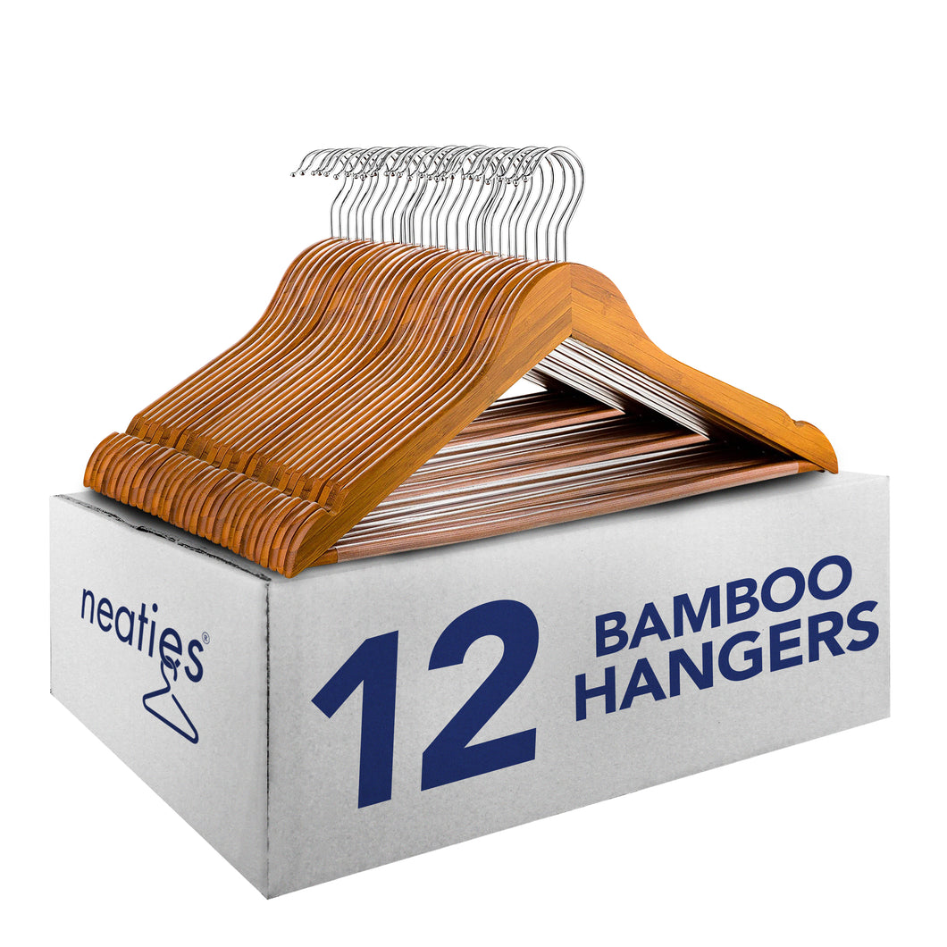 Neaties Bamboo Wood Hangers