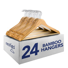 Load image into Gallery viewer, Neaties Bamboo Wood Hangers

